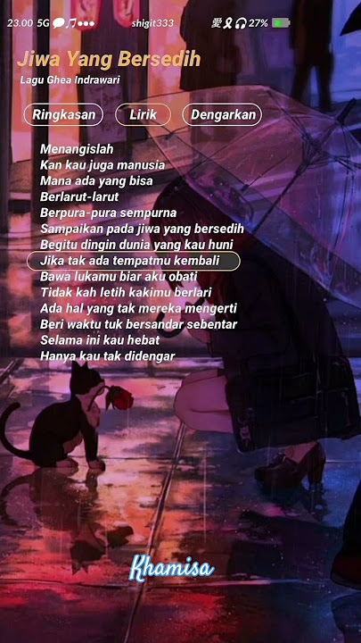 #story #sad #@kha_misha jangan menyerah dengan keadaan