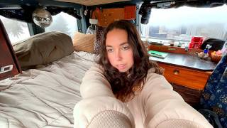feeling down n out in foggy San Francisco | Solo Female Vanlife VLOG
