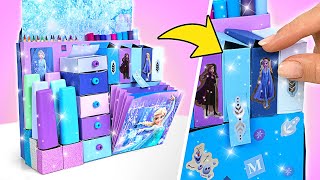 쉬워요! 엘사 학용품 정리함 만드는 법 | 골판지 DIY