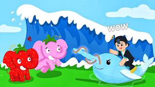 COOL!! Update Mancing & Narwhal + Los Strawberry Baru? 🐘🗿🐳 | Escape Tsunami for Brainrots Indonesia screenshot 3