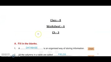 Ch 3 Part 3 Features of MS Access 2010 Class 8