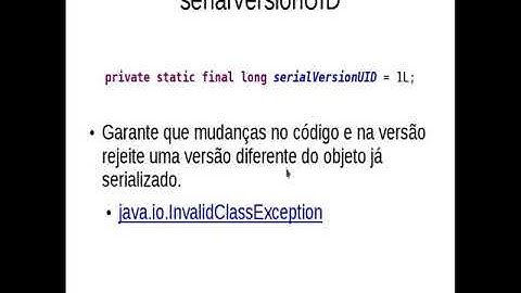 POO - Serializacao de Objetos em Java
