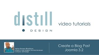 Creating a blog post Joomla 3 2