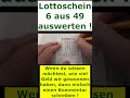 Lotto 6 Aus 49 Auswerten Was Haben Wir Dieses Mal