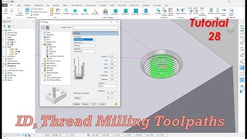 autodesk PowerMill How to Create the Internal Threading tool path Autodesk powermill 2021