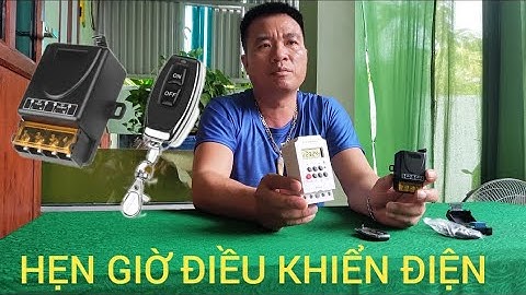 BỘ HẸN GIỜ TỰ ĐỘNG BẬT TẮT CÁC THIẾT BỊ ĐIỆN VÀ ĐIỀU KHIỂN BẬT TẮT ĐIỆN TỪ XA MÁY BƠM BÓNG ĐÈN 