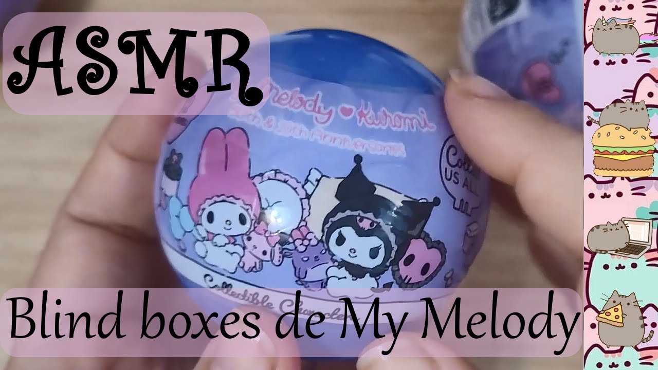 ASMR (Español): blind boxes de My Melody y Kuromi (no midroll adds)