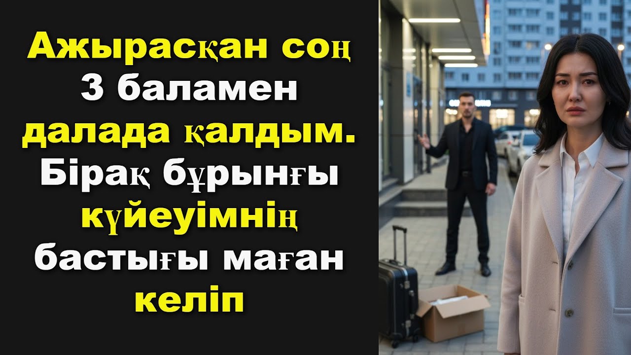 Ажырасқан соң 3 баламен далада қалдым Бірақ бұрынғы күйеуімнің бастығы маған келіп