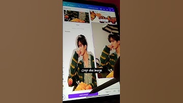KPOP Canva Poster Edit | How to Crop Photo in Canva - Canva for Beginners #dk #seventeen
