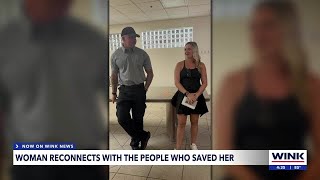 Woman reunites with San Carlos Park heroes who saved her life