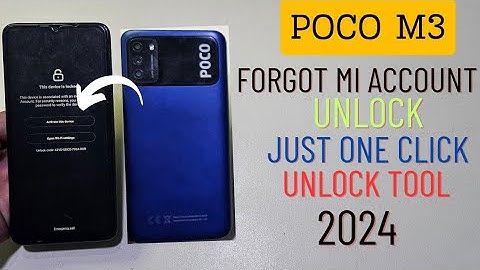 Poco M3 Mi Account Remove With UnlockTool | Poco M2010J19CG Forgot Mi Account