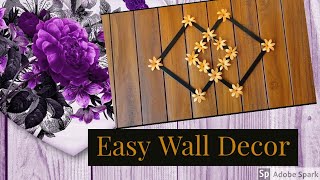 Easy Wall Decor | Easy Wall Hanging Craft