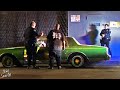 Cops Pull Over Lowrider at California Car Cruise in Los Angeles
