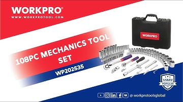 WORKPRO Socket Set | 108-piece Socket Set - WP202535