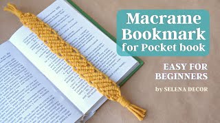 MACRAME BOOKMARK TUTORIAL | MACRAME PATTERNS FOR BEGINNERS
