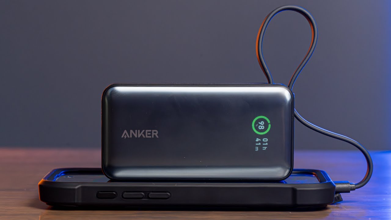 Fast Portable 30 Watt Charging: Anker Nano Power Bank with Built in USB C  Cable Review 