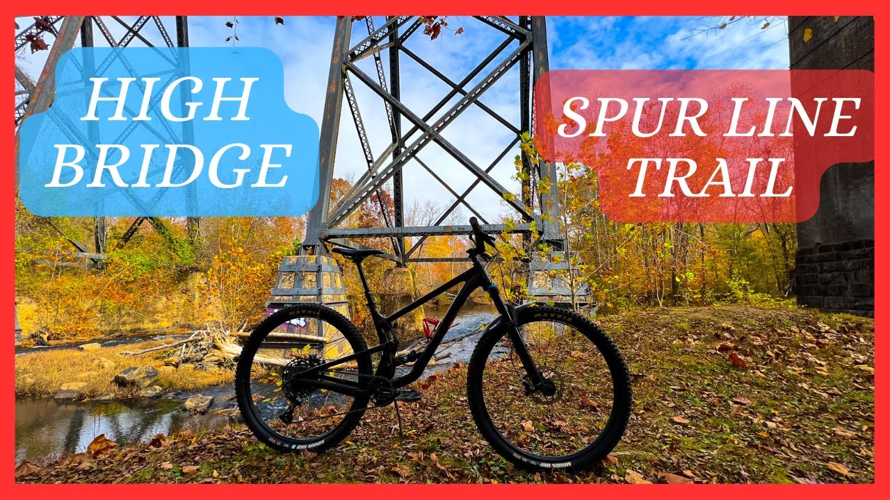 HIGH BRIDGE TRAIL STATE PARK/SPUR LINE TRAIL IN THE LEAVES!! YouTube