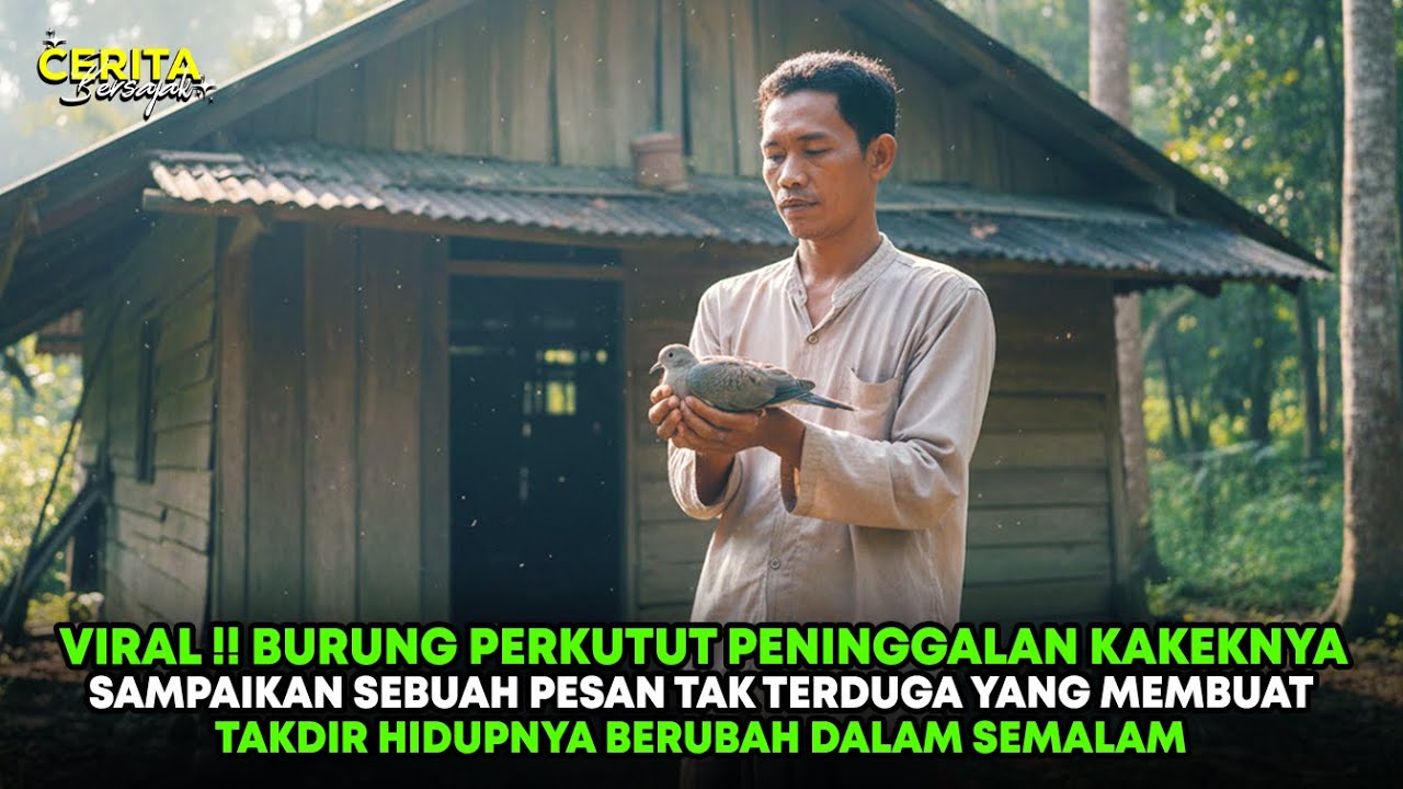 VIRAL !! BURUNG PERKUTUT WARISAN KAKEKNYA, SAMPAIKAN SEBUAH PESAN MEMBUAT HIDUP PEMUDA INI BERUBAH