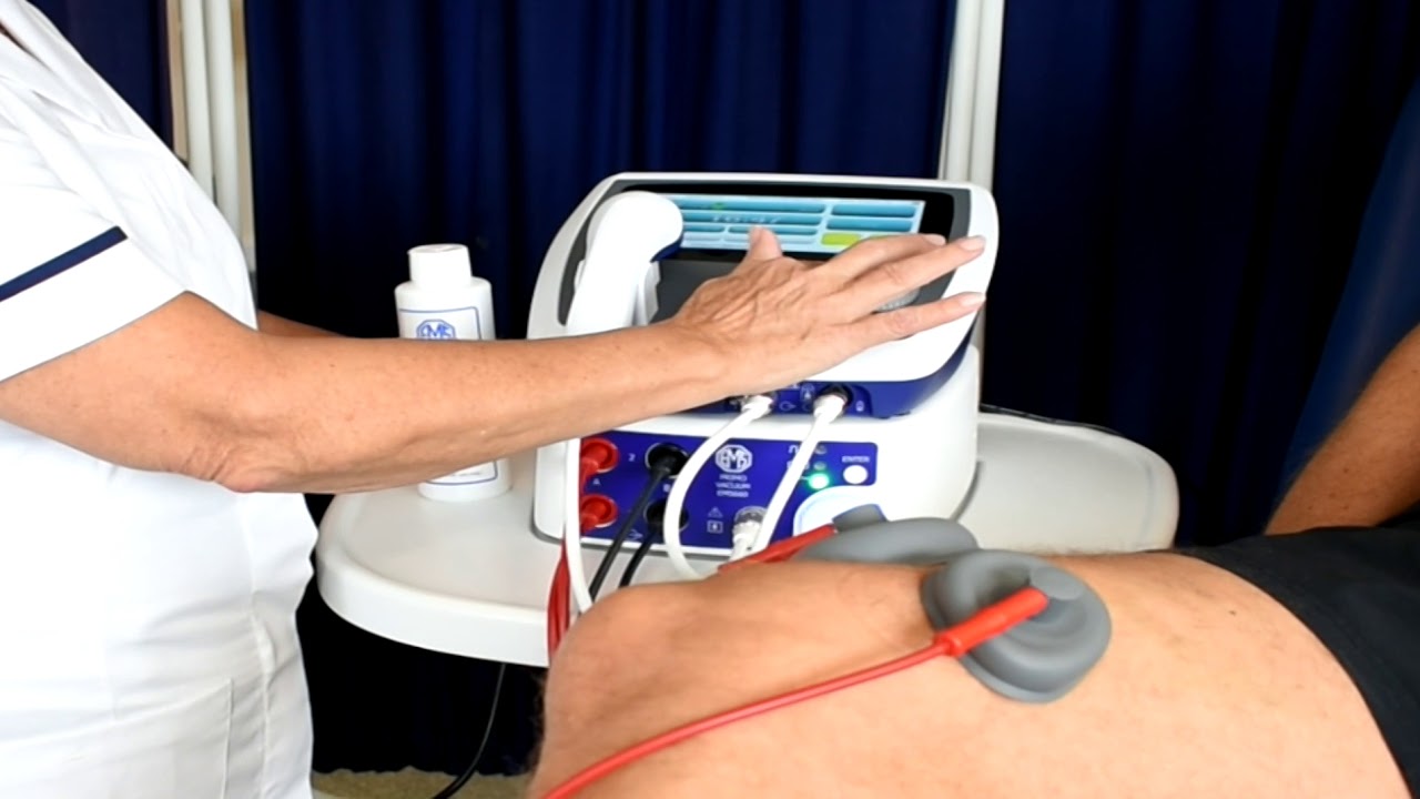 EMS860 used in combination therapy with EMS vacuum unit EMS660 YouTube