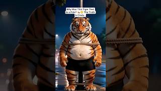 Why Was This Tiger Tied to a Pole? The Truth Is Crazy #Shorts #YouTubeShorts #ViralShorts #Trending
