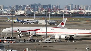 羽田で新旧の機体「顔合わせ」　政府専用機