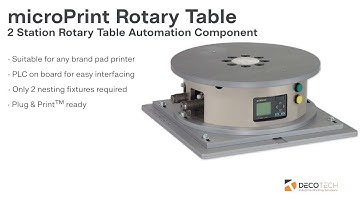 2 Station Rotary Table
