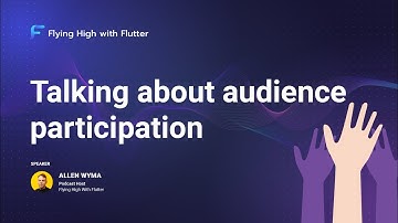 Talking about audience participation