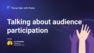 Talking about audience participation