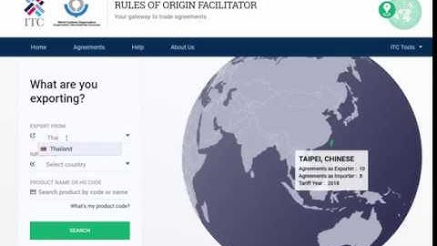 Introducing Rules of Origin Facilitator