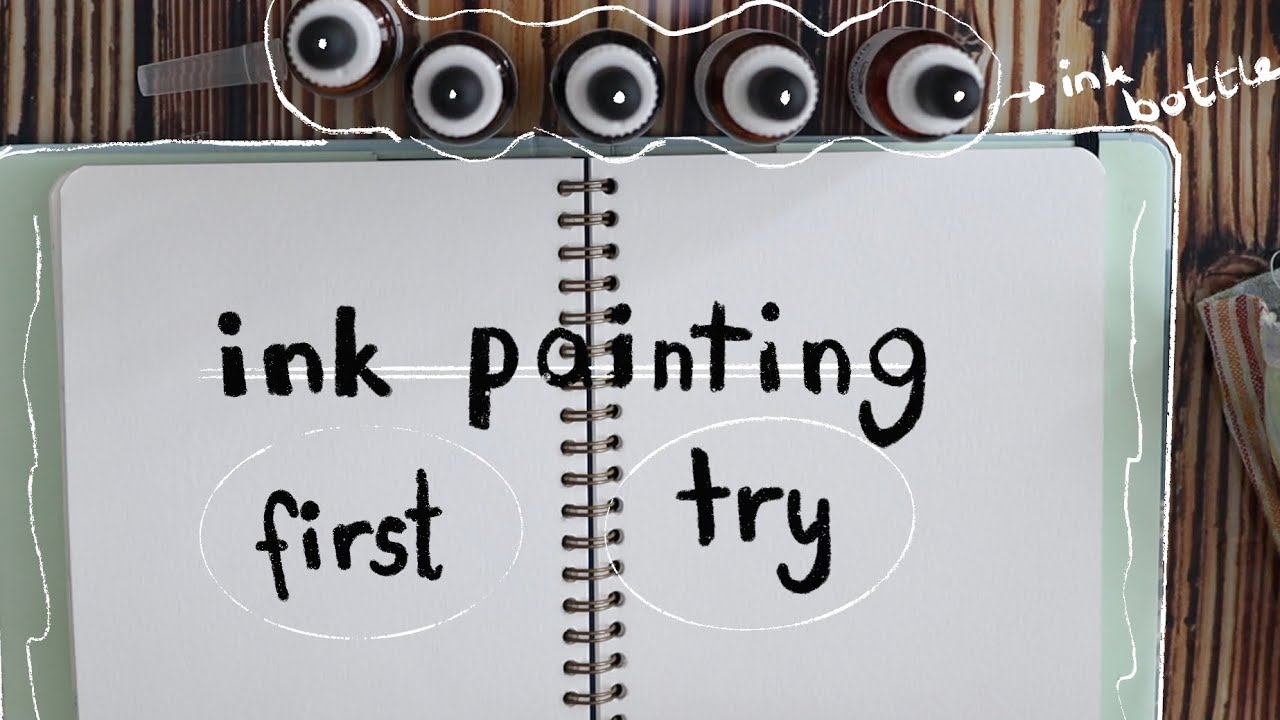  1st time ink painting YouTube