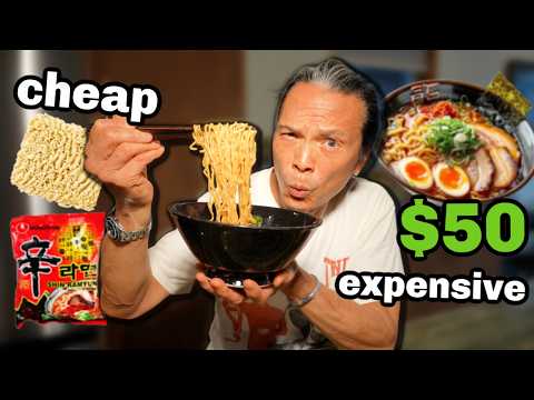 Iron Chef Dad Tries Cheap vs Expensive Ramen