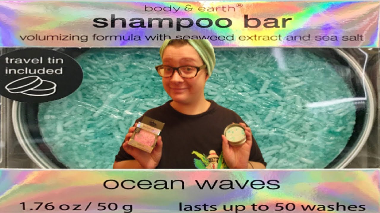 WALMART SHAMPOO BARS!!!!!!!! Body & Earth Shampoo Bar Review