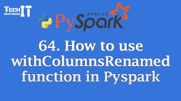 How to use withColumnsRenamed function in PySpark to Rename Multiple Columns in DataFrame