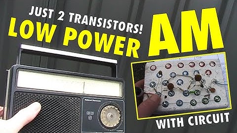 Low Power AM from 2 transistors
