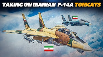 F-16C Viper Vs Iranian 2x Iranian F-14A Tomcats | Digital Combat Simulator | DCS |