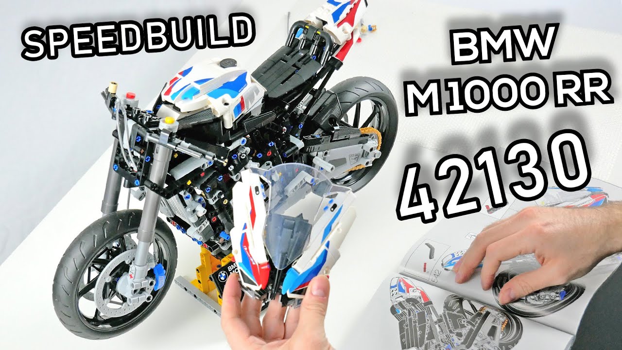 LEGO 42130 Speedbuild, LEGO BMW M 1000RR, Speed build 42130, LEGO Technic  2022