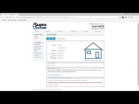 How to Assign a Supra Box to your Listing