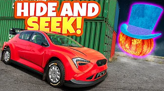 We Played Hide & Seek Against Haunted Pumpkin Drones in BeamNG Drive Mods!