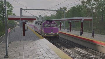 Train Sim World 5 PS5 Boston Sprinter Operating MBTA Commuter Rail Train 903 to Stoughton