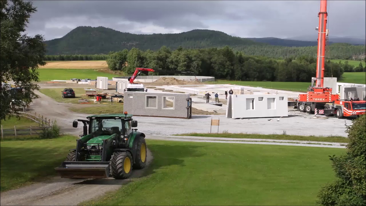 Ferdig fjøs på seks måneder