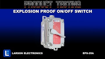 Explosion Proof On/Off Switch - Class I, Div. 1 & 2 - Class II, Div. 1 & 2 - 20 Amp Rated