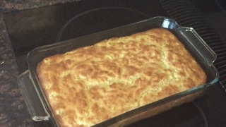 HOME MADE BUTTERMILK CORNBREAD FROM SCRATCH - EASY SOUTHERN CORNBREAD - CHEF LORIOUS