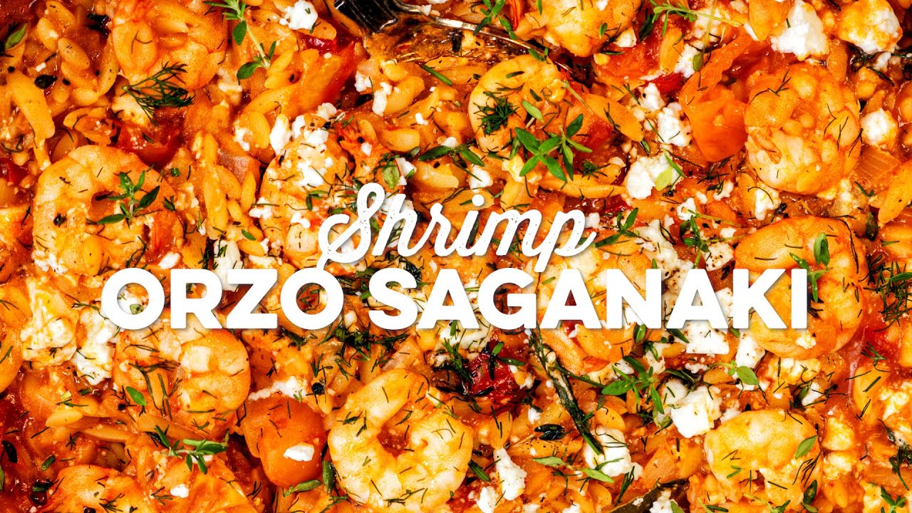 Orzo with Shrimp and Olives Recipe