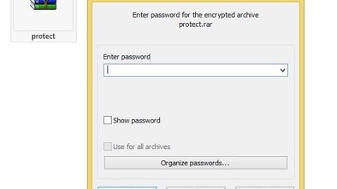 How to protect your file with password using WinRaR