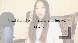 PhD application and interviews Q&A