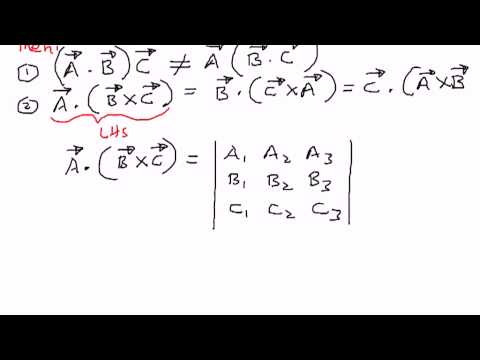 Vector Triple Products Properties