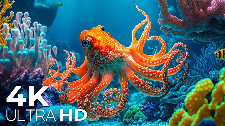 3 HOURS of 4K Underwater Wonders + Relaxing Music - The Best 4K Sea Animals for Relaxation