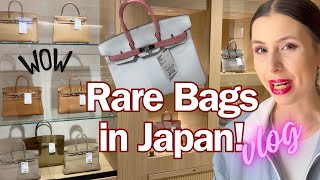 Walls of Birkins 😱 Handbag Shopping in Shinjuku Japan! Hermes, Louis Vuitton, Chanel, Tokyo Vlog
