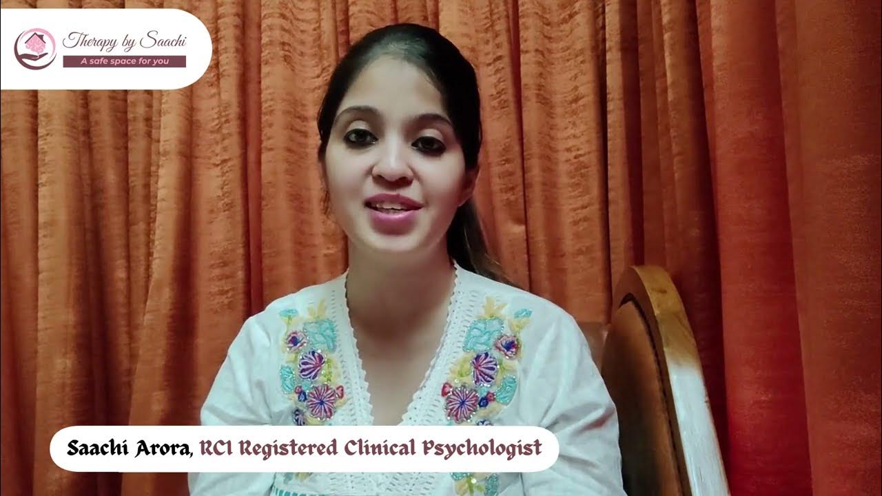 Saachi Arora, RCI Registered Clinical Psychologist YouTube