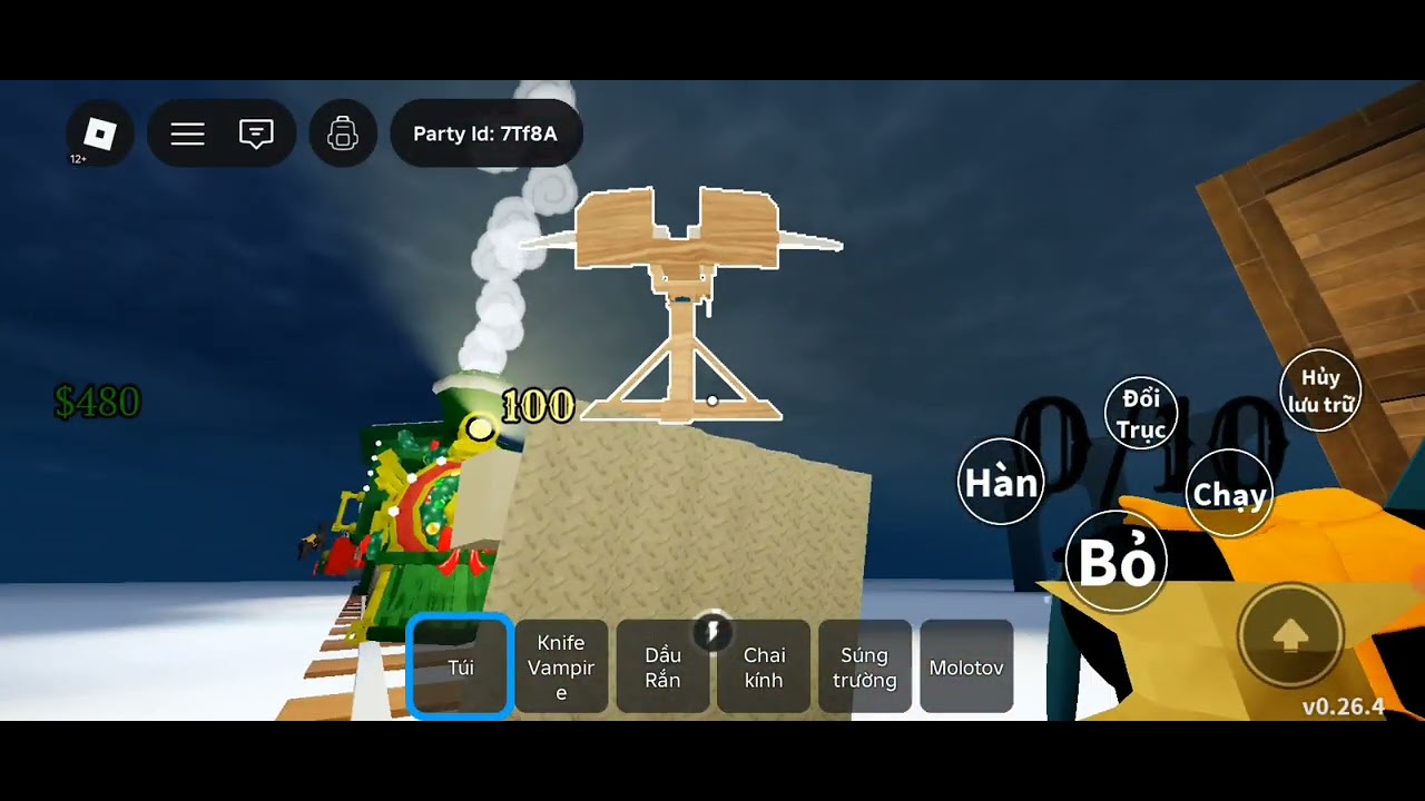 Phá đảo chế độ băng giá |dead rails | 3rr0rk8d 